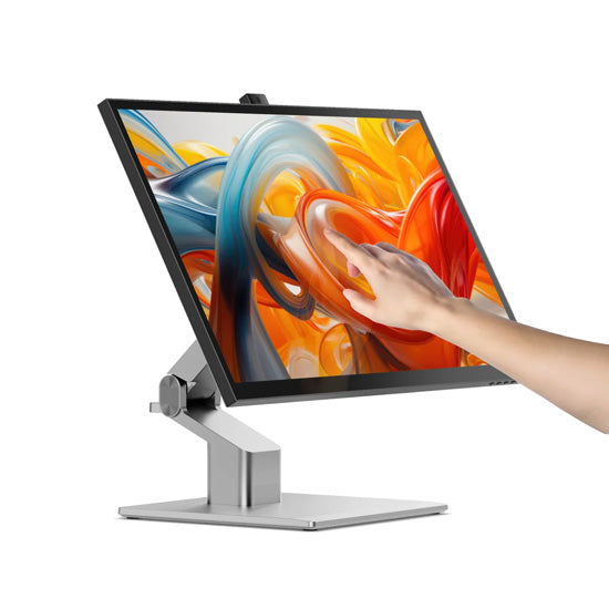 Monitor táctil Clarity Fold Touch 27" 4K UHD con carga USB-C de 65 W, webcam y soporte plegable