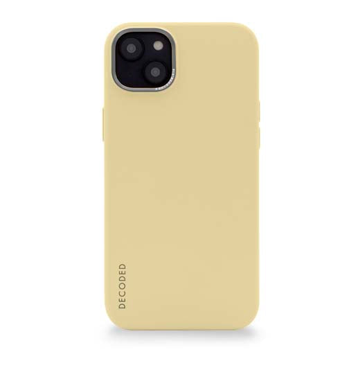 Funda de Silicona Antimicrobiana MagSafe para iPhone 14 Plus Beige