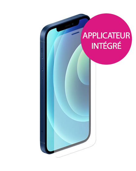 Cristal protector con aplicador para iPhone 12 & iPhone 12 Pro Bulk