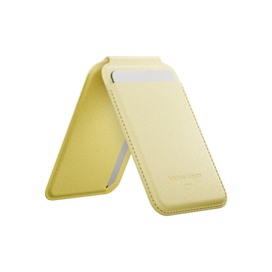 Cartera MagSafe de piel de limón