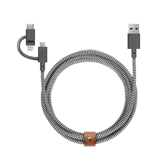 Eco Belt Cable Universal (2m) Zebra