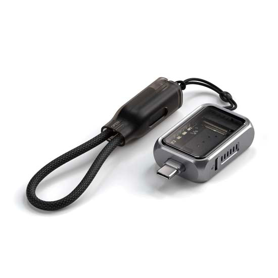 Carcasa USB-C Mini NVMe SSD Space Gray