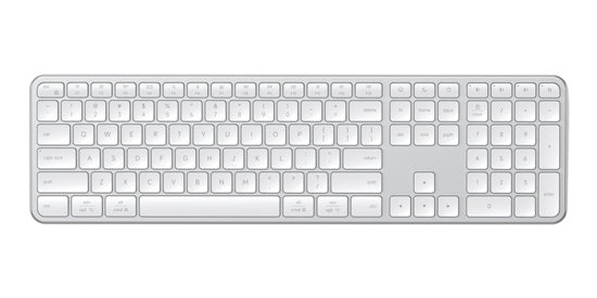 Teclado QWERTY inalámbrico SLIM EX3 Silver