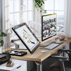 Monitor táctil Clarity Fold Touch 27" 4K UHD con carga USB-C de 65 W, webcam y soporte plegable