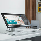 Monitor táctil Clarity Fold Touch 27" 4K UHD con carga USB-C de 65 W, webcam y soporte plegable