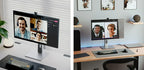Monitor Clarity Pro 27" UHD 4K con alimentación de 65 W y webcam