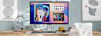 Monitor de acoplamiento Aspekt 32'' 4K UHD con carga USB de 145 W Space Grey Matte