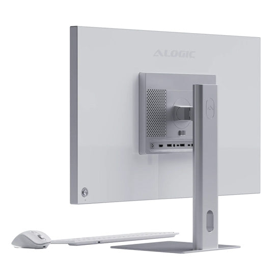 Monitor de acoplamiento Aspekt 32'' 4K UHD con carga USB de 145 W Plata Mate