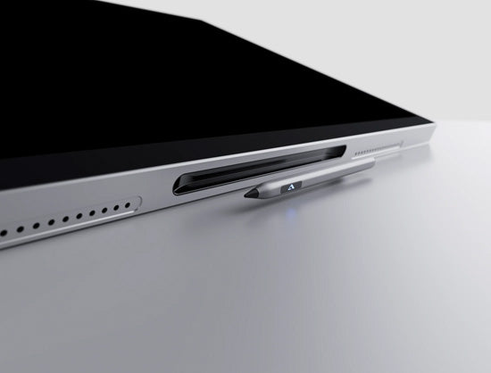 Monitor Aspekt Touch de 32" 4K con pantalla táctil y carga USB de 145 W, color Plata Mate