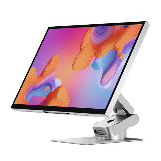 Monitor Aspekt Touch de 32" 4K con pantalla táctil y carga USB de 145 W, color Plata Mate