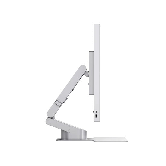 Monitor Aspekt Touch de 32" 4K con pantalla táctil y carga USB de 145 W, color Plata Mate