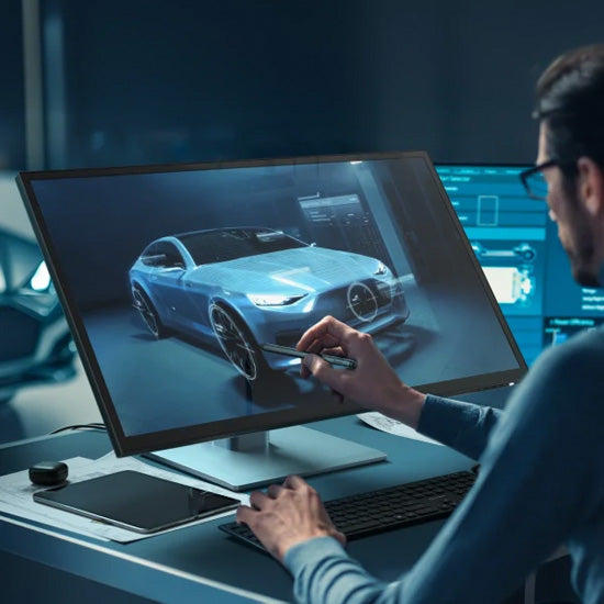 Monitor Clarity Fold Touch 32" 4K UHD con Power Delivery de 65W, webcam y soporte plegable