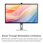 Monitor Clarity Max Pro 32” UHD 4K con alimentación USB-C y webcam