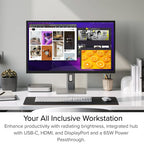 Monitor Clarity Max 32” UHD 4K con alimentación USB-C