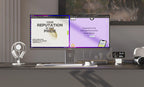 Monitor EDGE de 40" QHD 100Hz con USB-C y 90W Plata