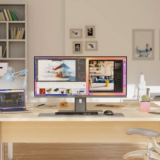 Monitor LCD EDGE 40" 5K con 90W PD Gris Espacial