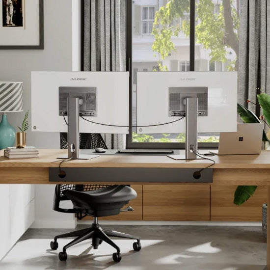 Soporte Aspekt Raise para monitores de 32” Space Grey