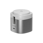 Soporte de carga rápida inalámbrica Qi2 PowerPod 4 en 1 Blanco