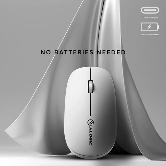 Ratón inalámbrico recargable Echelon USB-C Blanco