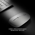 Ratón inalámbrico recargable Echelon USB-C Blanco