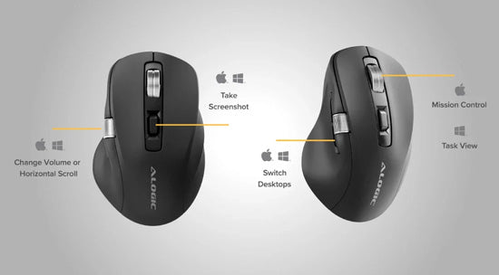 Ratón programable de 7 botones Apex Bluetooth USB-C recargable Negro