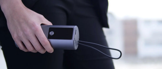 Ark Pro Batería Externa 27.600mAh, Carga USB 160W + Cable USB-C 50cm