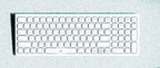 Teclado AZERTY inalámbrico recargable USB-C Echelon Compacto Blanco