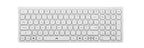 Teclado AZERTY inalámbrico recargable USB-C Echelon Compacto Blanco