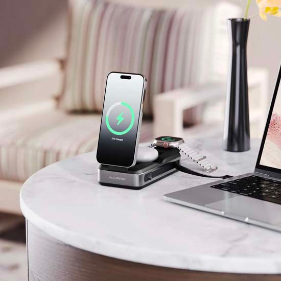 Batería externa 6 en 1 Roam 21.000 mAh Qi2 USB-C 100W