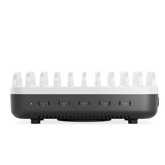 Estación de Carga de Escritorio Powerfin 10 Puertos USB-C 100W