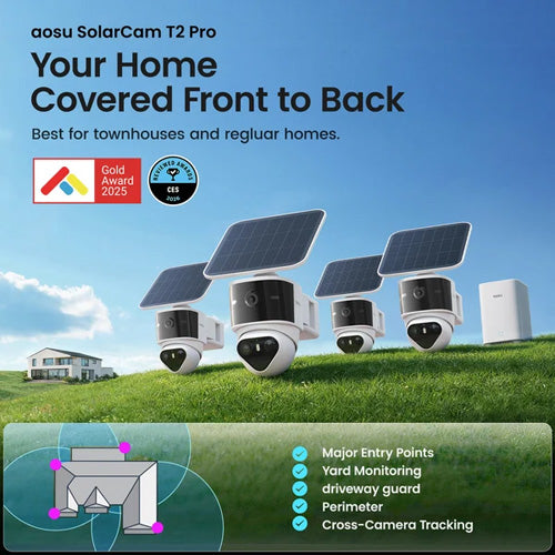 Caméra solaire T2 Pro