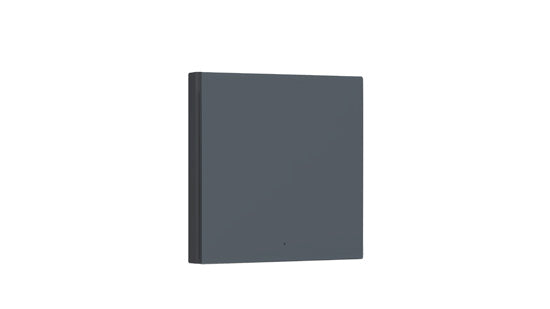 Interruptor de pared inteligente H1 EU (sin neutro, doble botón) Gris