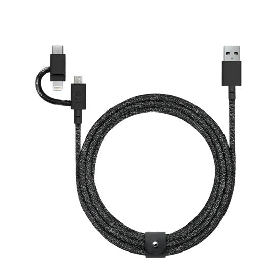 Cable universal Eco Belt (2m) negro