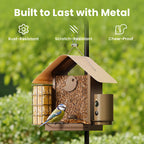 Comedero Metal V con IA y módulo solar