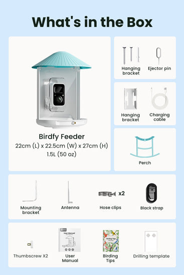 Comedero para pájaros con IA y panel solar