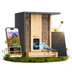 Comedero de Bambú con IA y Panel Solar