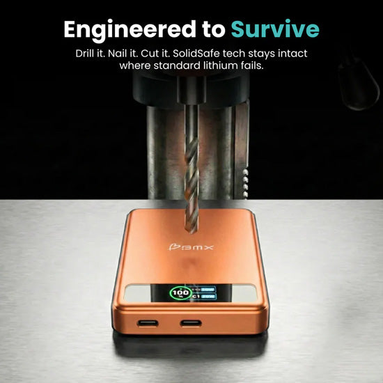 Batería Magnética SolidSafe™ de Estado Sólido 10.000mAh Naranja