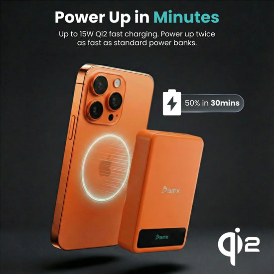 Batería Magnética SolidSafe™ de Estado Sólido 10.000mAh Naranja