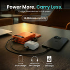Batería Magnética SolidSafe™ de Estado Sólido 10.000mAh Naranja