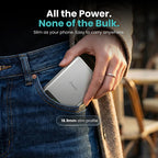 Batería Portátil Magnética SolidSafe™ Estado Sólido 10.000mAh Plata