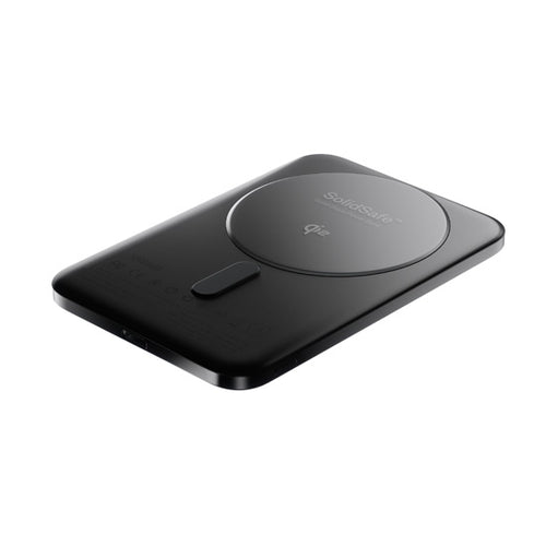 Batería Magnética Inalámbrica SolidSafe™ Air Titanio 5000mAh Qi2 Negra
