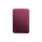 SolidSafe™ Air Titanium 5000mAh Qi2 Batería Magnética Inalámbrica Burgundy