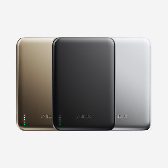 SolidSafe™ Air Titanium 5000mAh Qi2 Batería Magnética Inalámbrica Silver