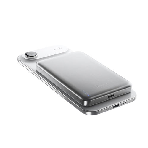 Batería Magnética SolidSafe™ Air Titanium 10.000mAh Qi2.2 Silver