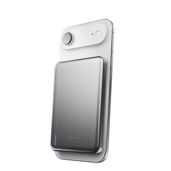 Batería Magnética SolidSafe™ Air Titanium 10.000mAh Qi2.2 Silver