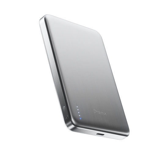 Batería Magnética SolidSafe™ Air Titanium 10.000mAh Qi2.2 Silver