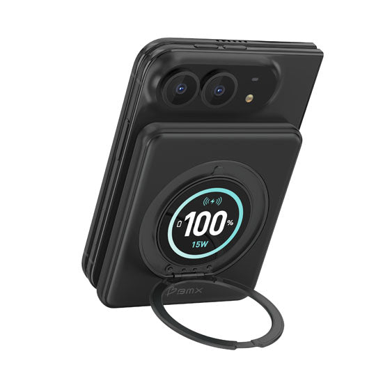 Batería Magnética SolidSafe™ Duo Aluminio CNC 5.000mAh 15W Negro