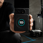 Batería Magnética SolidSafe™ Duo Aluminio CNC 5.000mAh 15W Negro