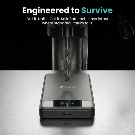 Batería Magnética SolidSafe™ de Estado Sólido 5000mAh Negro