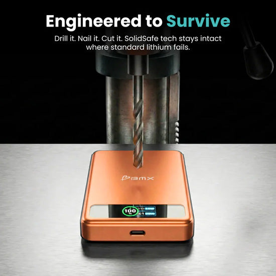 Batería Magnética SolidSafe™ de Estado Sólido 5000mAh Naranja